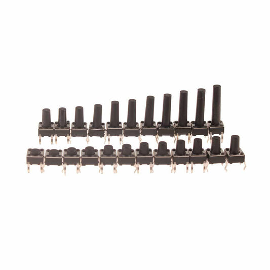 Micro-Schalter 6x6mm Panel PCB Momentary Tactile Tact Mini Drucktaster Schalter DIP 4pin 6x6x4.3/4.5/5/6/18 MM 6*6*4.3mm 4.5mm
