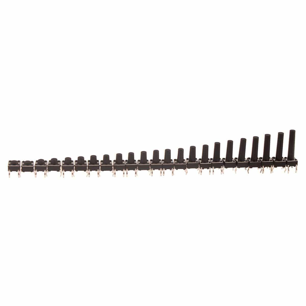 Micro-Schalter 6x6mm Panel PCB Momentary Tactile Tact Mini Drucktaster Schalter DIP 4pin 6x6x4.3/4.5/5/6/18 MM 6*6*4.3mm 4.5mm