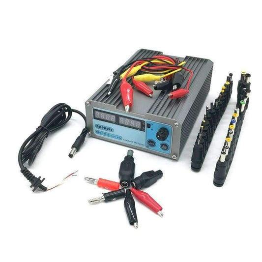 Mini cps-3205II Labor DC-Netzteil + 39 Stück DC-Kabelanschlüsse OVP/OCP/OTP Niedrigstrom 110V-230V 0-32V 0-5A cps-3205