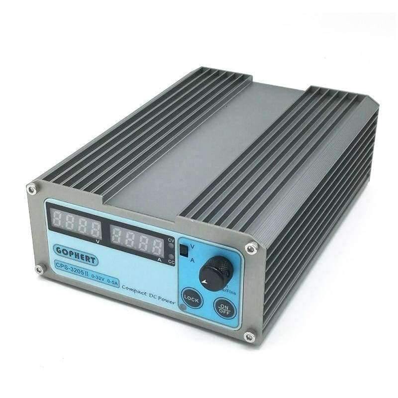 Mini cps-3205II Labor DC-Netzteil + 39 Stück DC-Kabelanschlüsse OVP/OCP/OTP Niedrigstrom 110V-230V 0-32V 0-5A cps-3205