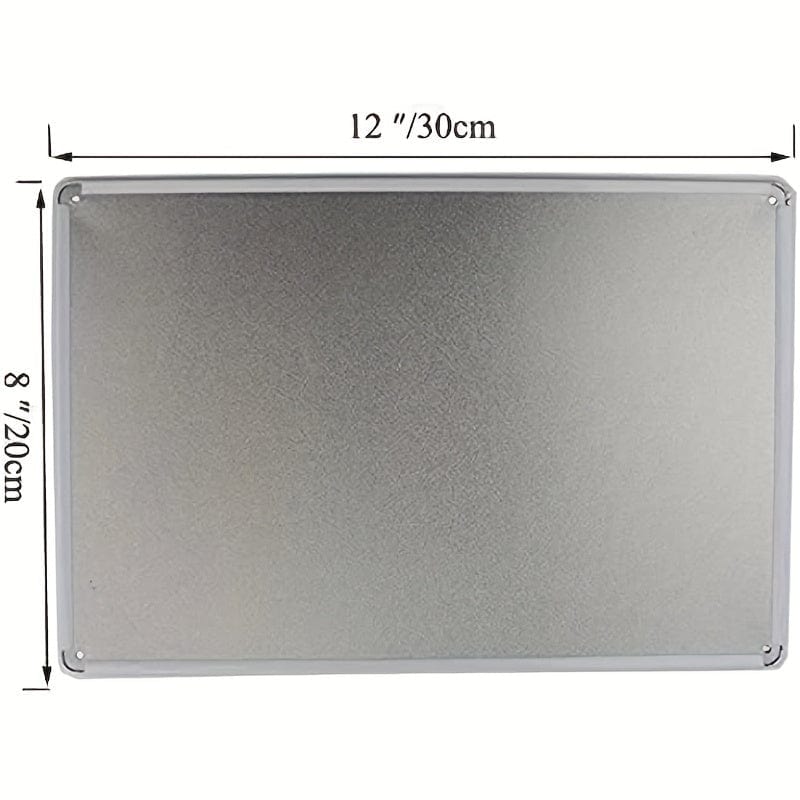 1 Stück, Vintage-Blechschild für Paare - Unser Zuhause ist kein Schloss - Perfektes Liebhaber Geschenk für Schlafzimmer Dekor - 8''x12'' Metallplatte