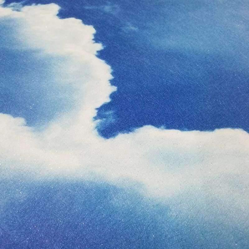 Moderne 3D Fototapete Blau Himmel und weiße Wolken Tapeten Wohnkultur Dekor Wohnzimmer Decke Lobby Wandtapete