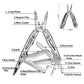 MOSSY OAK 21 in 1 Multi Tool Pliers Wire Cutter Folding Pliers Outdoor Camping Multitool Portable Folding Pocket Pliers