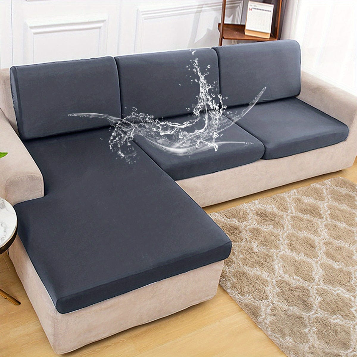 1 Stück Stretch-Wasserabweisender Stoff Sofa Überwurf Schlafzimmer Sofa Bezug Möbel Schutz Für Büro Wohnzimmer Wohnkultur