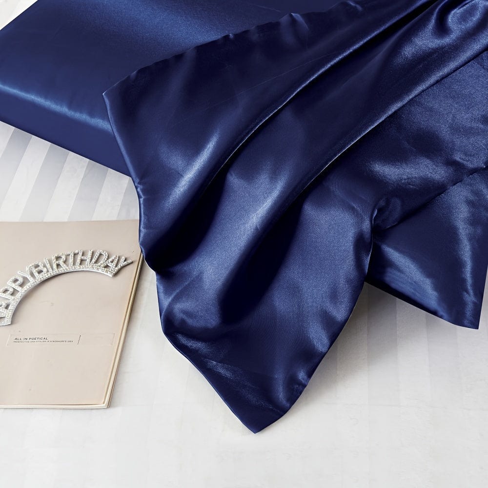 2pcs Satin-Kissenbezug, weiche und glatte Textur, Satin einfarbige Umschlagkissenbezüge, reduzieren Haarbruch, verhindern Falten