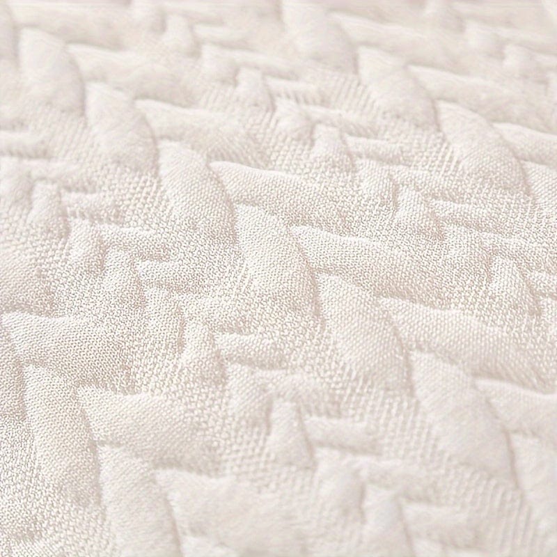 1pc Bequames und Stützendes Kopfkissen mit Netzrand und Weizenhalm-Rasterdesign zur Unterstützung von Nacken und Schultern - Perfekt für Gästezimmer und Home Decor