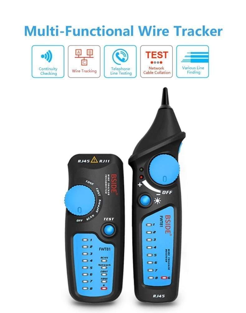 Network Ethernet Cable LAN Tester Tracker Phone RJ45 RJ11 Telephone Cable USB Cable Analyzer Detector Line Finder Tools MS6812