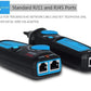 Network Ethernet Cable LAN Tester Tracker Phone RJ45 RJ11 Telephone Cable USB Cable Analyzer Detector Line Finder Tools MS6812