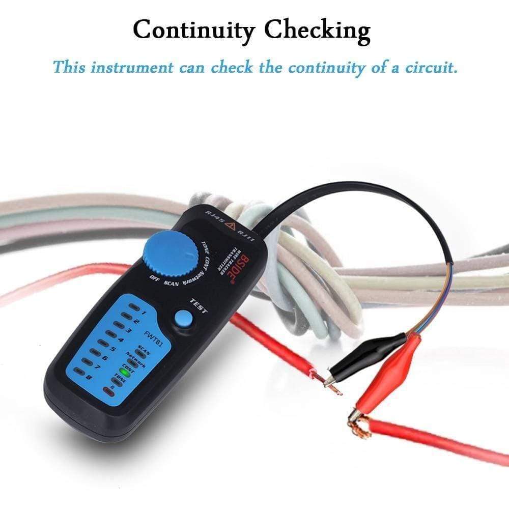 Network Ethernet Cable LAN Tester Tracker Phone RJ45 RJ11 Telephone Cable USB Cable Analyzer Detector Line Finder Tools MS6812