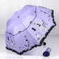 Beautiful girl pattern umbrella women's fashion bow princess umbrellas ladies parasol creative gift US041
