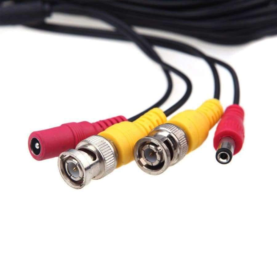 NINIVISION Home Video Cable 50m 165ft POWER VIDEO protective coaxial cable CCTV BNC for surveillance camera