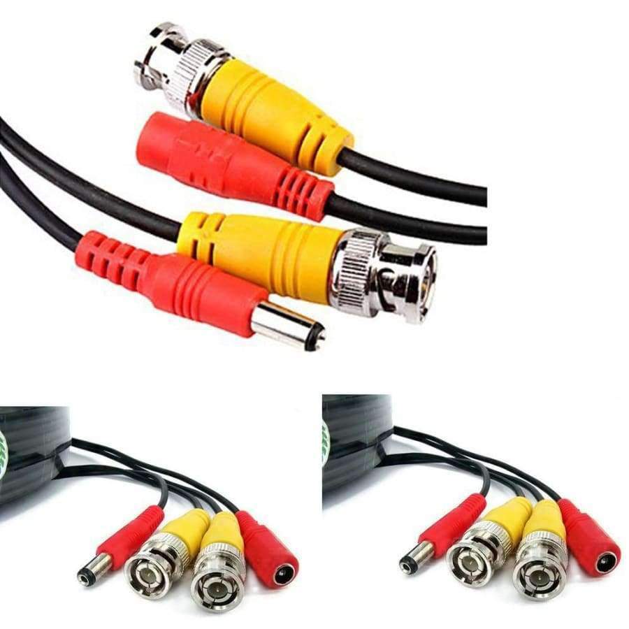 NINIVISION Home Video Cable 50m 165ft POWER VIDEO protective coaxial cable CCTV BNC for surveillance camera