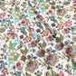 Japanese retro flower printed twill cotton fabric patchwork fabric for DIY sewing quilting leaves fat quarters material tissus