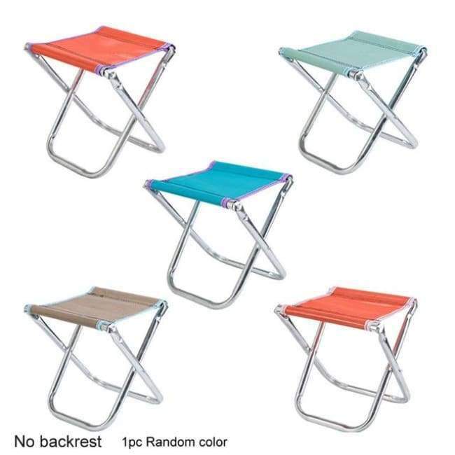 Outdoor-Stühle Kinder Erwachsene Gartenmöbel Strandstuhl ultraleicht Sitz Anglerhocker aus Edelstahl tragbarer Picknickstuhl