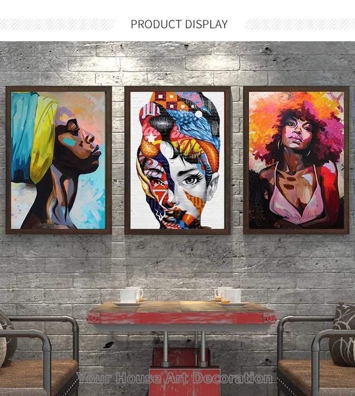 Nordic Canvas Painting Fashion Sex Figur Bild Wandkunst Wohnkultur Poster Wohnzimmer Mädchen Schlafzimmer Abstrakte Kunst Ölmalerei