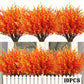 10 Bündel Künstliche Lavendelblumen Außen UV-beständige Fake Blumen Kein Verblassen Falsche Plastikpflanzen Garten Veranda Fensterbank Dekoration Innen Außen Hängender Pflanzer Zuhause Küche Büro Hochzeit Garten Dekor