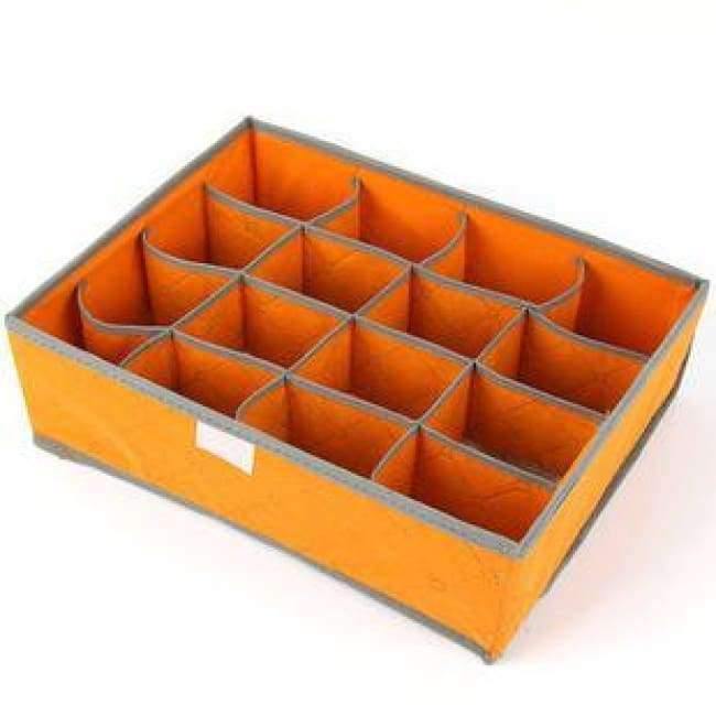 Unterwäsche-Organisation Vliesfaltbare Speicherbox für BHs, Socken und Unterwäsche, verschiedene Fächer, Haushaltsorganisator