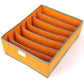 Unterwäsche-Organisation Vliesfaltbare Speicherbox für BHs, Socken und Unterwäsche, verschiedene Fächer, Haushaltsorganisator