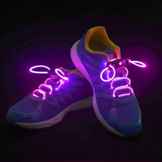 Gutes 2er-Pack! Fashion LED Schnürsenkel, leuchtende Schnürsenkel, blinkende Leuchtstäbe, Neon-Schnürsenkel, lumineszierende Schnürsenkel, Disco-Party