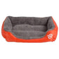 S-3XL 9 Farben Pfote Haustier Sofa Hundebetten Wasserdichter Boden Weiches Fleece Warm Katzenschlafhaus Petshop Dropshipping cama perro