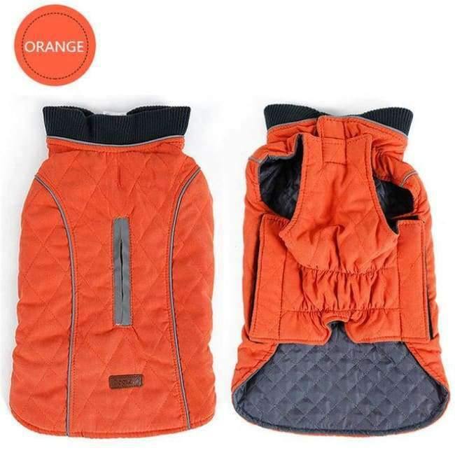 Qualität Hundekleidung Gep quilteter Hundemantel Wasserabweisend Winter Hund Haustierjacke Weste Retro Gemütlich Warm Haustier Outfit Kleidung Große Hunde