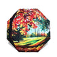 Art Sakura Umbrella Women Van Gogh Painting Folding Umbrella Rain Women Windproof Anti-UV Sun Umbrella YHS03