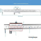 Parallel crossed caliper 0-200mm stainless steel parallel crossed slide calipers