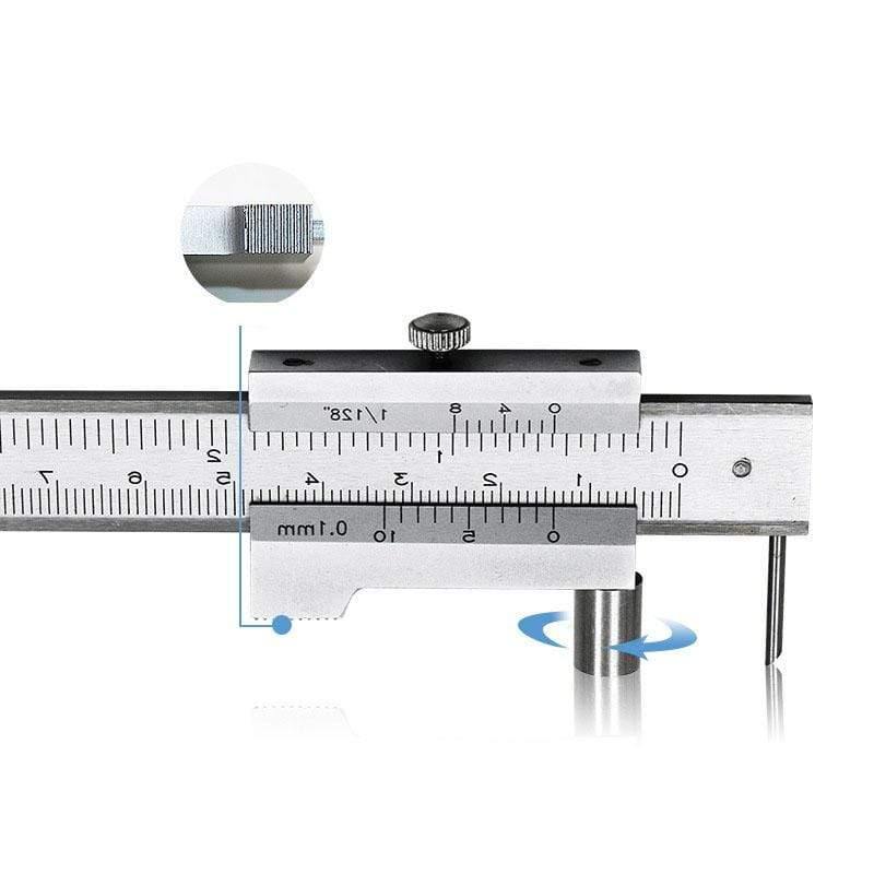 Parallel crossed caliper 0-200mm stainless steel parallel crossed slide calipers