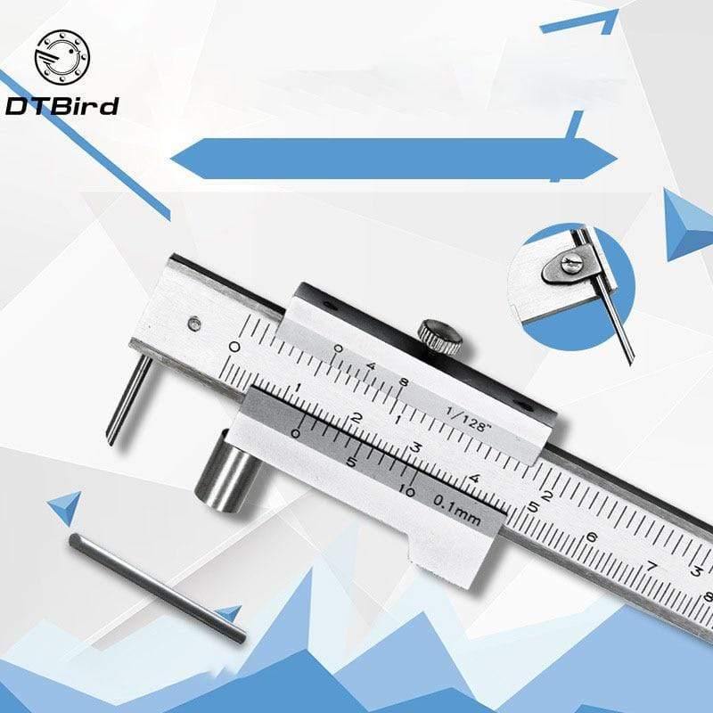 Parallel crossed caliper 0-200mm stainless steel parallel crossed slide calipers
