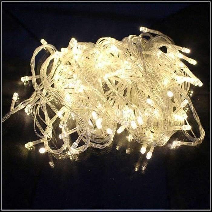 HOT Sale LED Lichterkette 10M 20M 30M 50M 100M Xmas Urlaubslichter Außen Dekoration Lampe für Party Hochzeit Garten Weihnachten Feenlichter