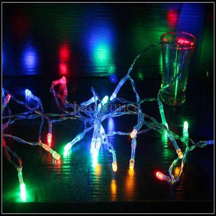 HOT Sale LED Lichterkette 10M 20M 30M 50M 100M Xmas Urlaubslichter Außen Dekoration Lampe für Party Hochzeit Garten Weihnachten Feenlichter