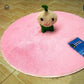 Fluffy Dicke Samt Runde Teppich 40-80cm Rutschfeste Toilette Bodenmatte Schlafzimmer Küche Fußmatte Teppich Für Wohnzimmer Yoga Matte
