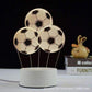 Kreatives dekoratives Nachtlicht 3D neue LED Tischlampe Mode Styling Geschenk Nachtlicht