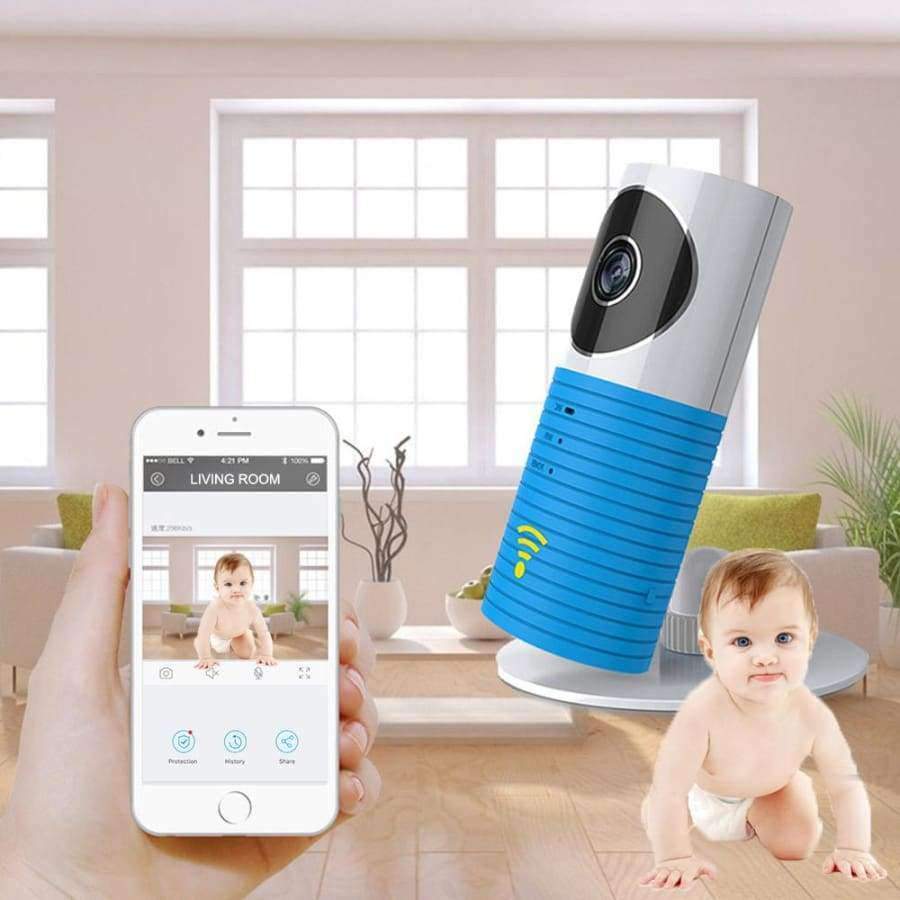 Podofo HD Mini Wireless 720P Wifi Babyphone mit IP Kamera Säuglingsvideo Sicherheit Zwei-Wege Innen TOPS Audio Nachtsicht