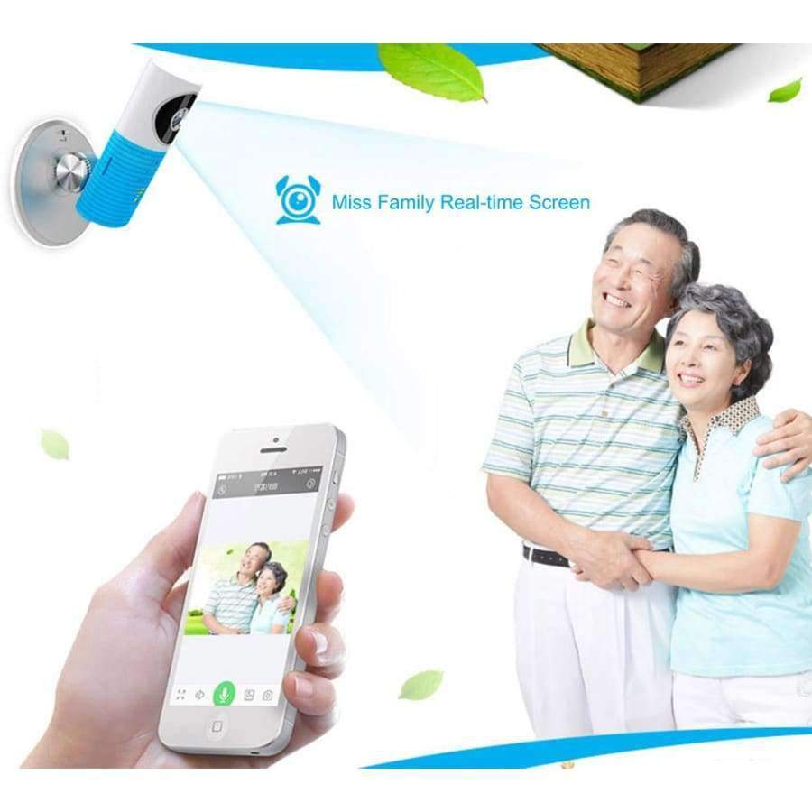 Podofo HD Mini Wireless 720P Wifi Babyphone mit IP Kamera Säuglingsvideo Sicherheit Zwei-Wege Innen TOPS Audio Nachtsicht