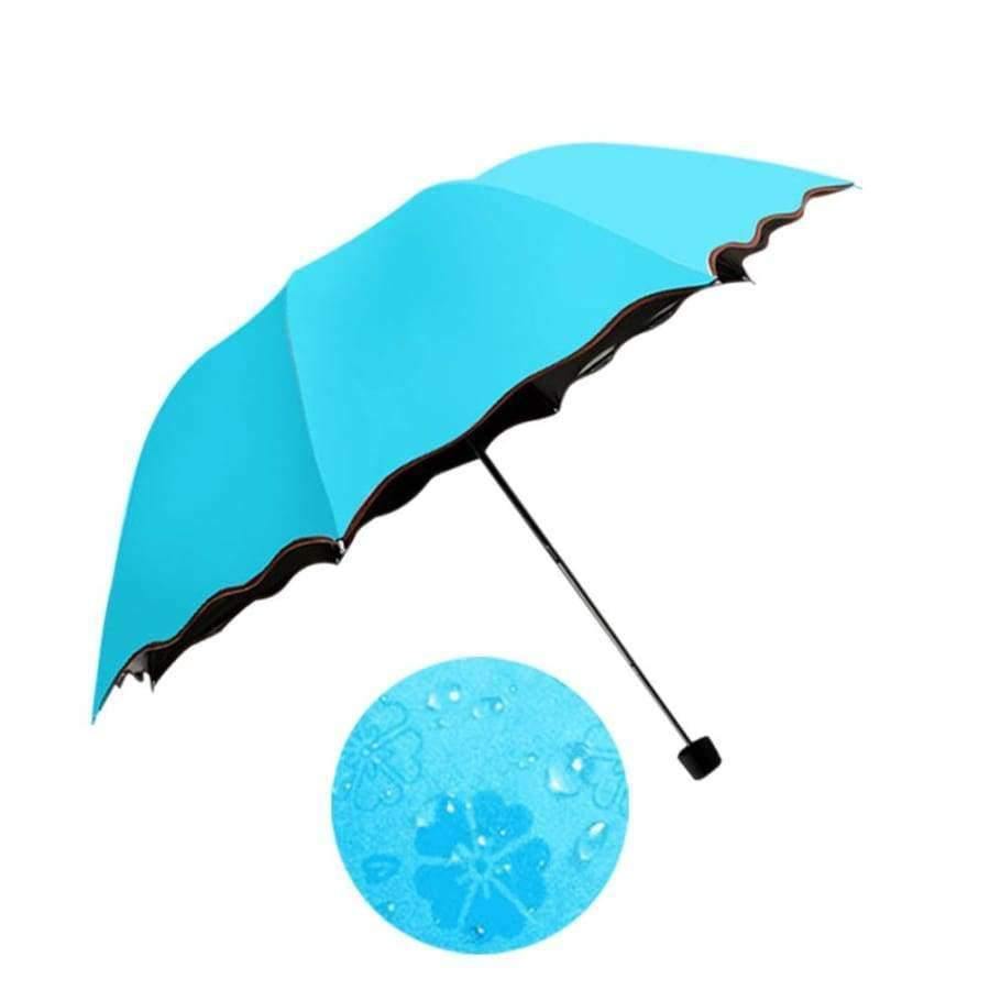 Ladies' umbrella windproof sun protection magical flower plate ultraviolet protection parasol sun rain folding umbrellas FG