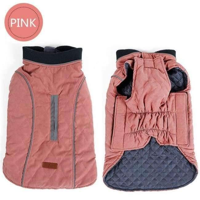 Qualität Hundekleidung Gep quilteter Hundemantel Wasserabweisend Winter Hund Haustierjacke Weste Retro Gemütlich Warm Haustier Outfit Kleidung Große Hunde
