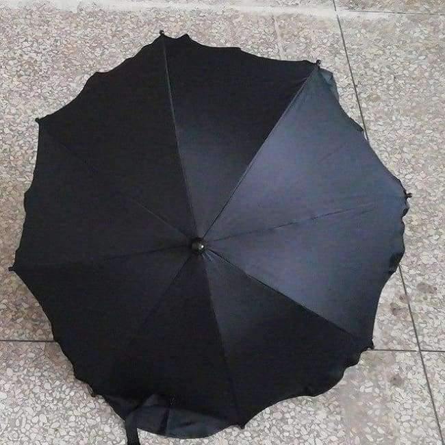 Regenschirm Nylon Sonnendach UV 360 Grad verstellbare Richtung Kinderwagen Regenschirm Kinderwagen Zubehör Sonnenschutz Visier