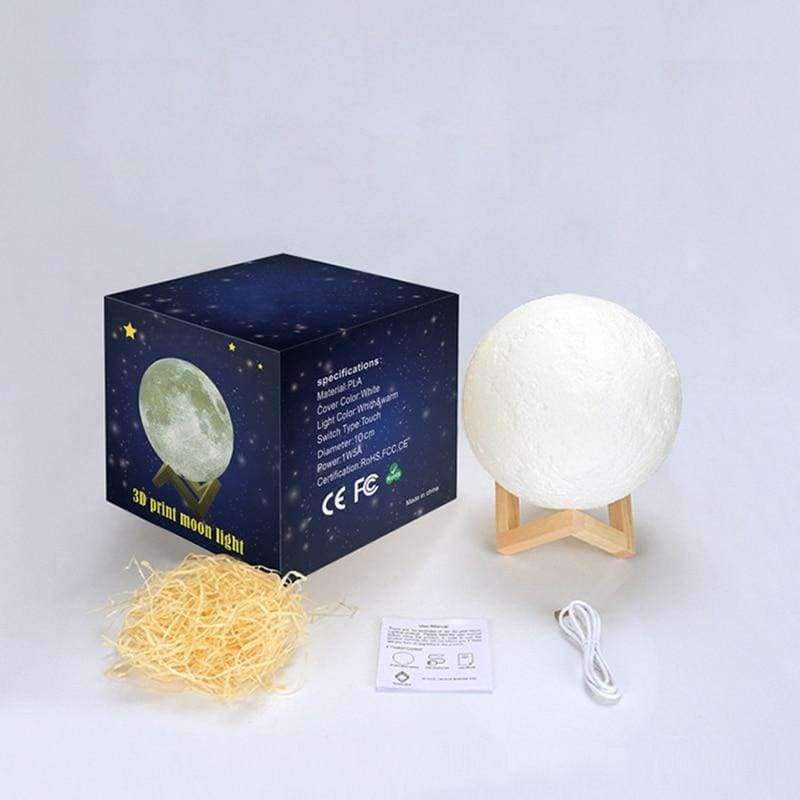 PLA 2/3/7/16 Farben 3D LED Druck Mond Nachtlicht Lampe LED Nachttisch Mondlicht Kinder Nachtlicht Dekoration Wohnheim Schreibtisch Geschenk