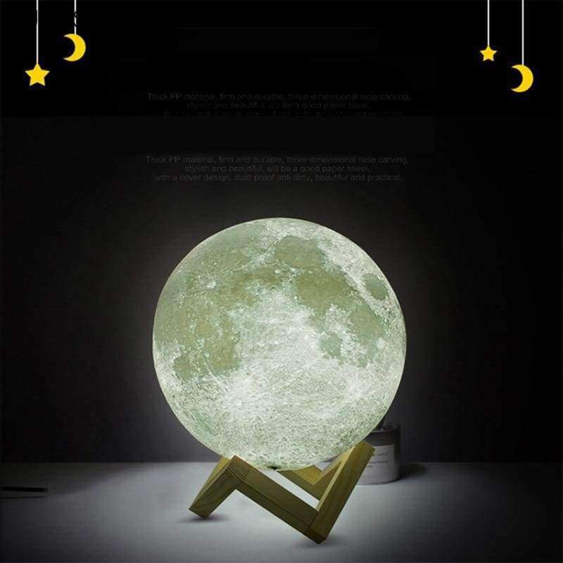 PLA 2/3/7/16 Farben 3D LED Druck Mond Nachtlicht Lampe LED Nachttisch Mondlicht Kinder Nachtlicht Dekoration Wohnheim Schreibtisch Geschenk