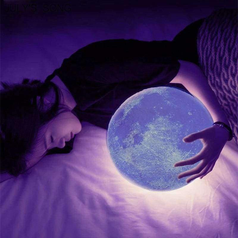 PLA 2/3/7/16 Farben 3D LED Druck Mond Nachtlicht Lampe LED Nachttisch Mondlicht Kinder Nachtlicht Dekoration Wohnheim Schreibtisch Geschenk