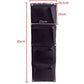 Planter Grow Bag 4 Taschen Schwarz Vertikaler Garten Wandmontierte Pflanzung Blumen Gemüse Wohnzimmer Garten Haushaltswaren 26.5*65cm