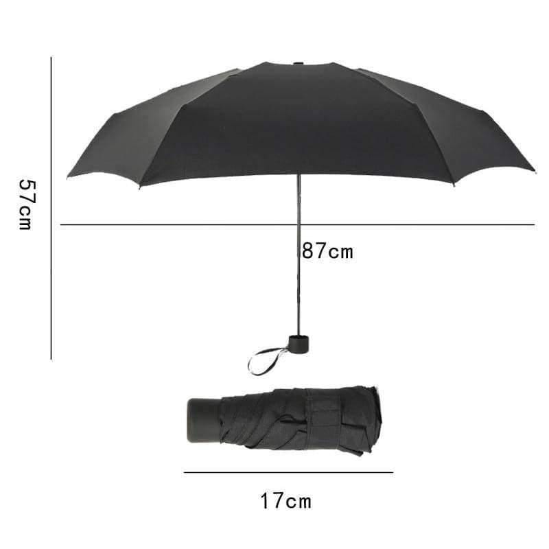 Pocket umbrella women UV small umbrellas 180g rain women waterproof men sunshade practical girls travel umbrella child