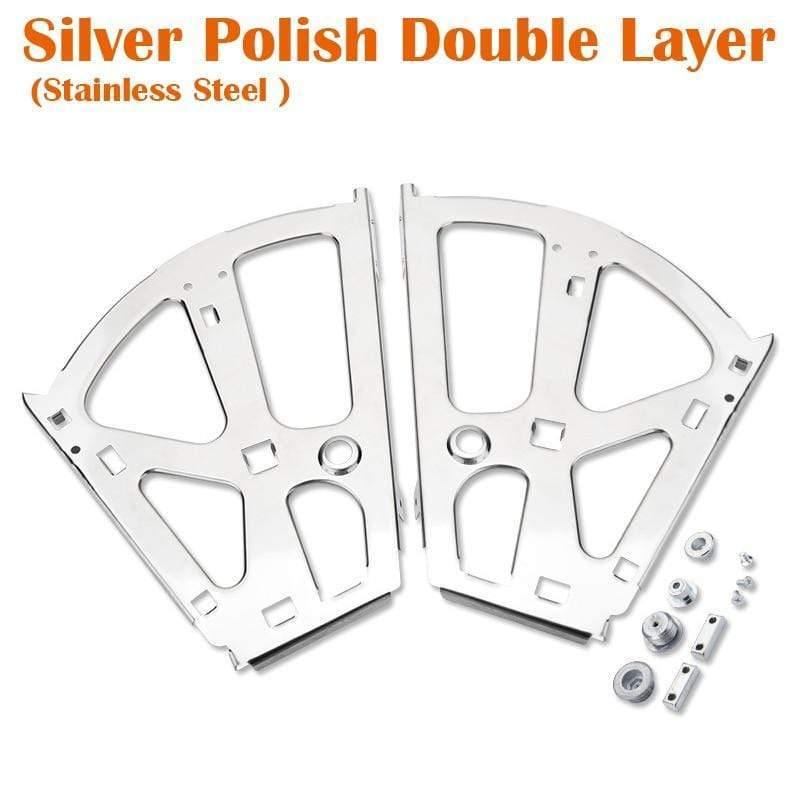2PCS Möbel Scharniere Schuhe Schublade Schrank Scharnier Regal Metall Zubehör Edelstahl Faltbar Selbstmontage Hardware