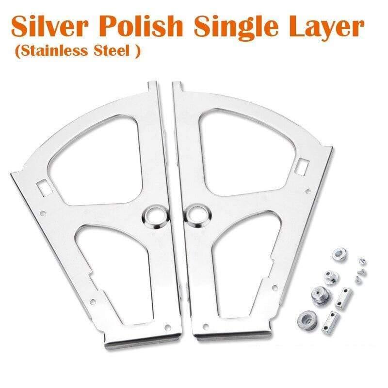 2PCS Möbel Scharniere Schuhe Schublade Schrank Scharnier Regal Metall Zubehör Edelstahl Faltbar Selbstmontage Hardware