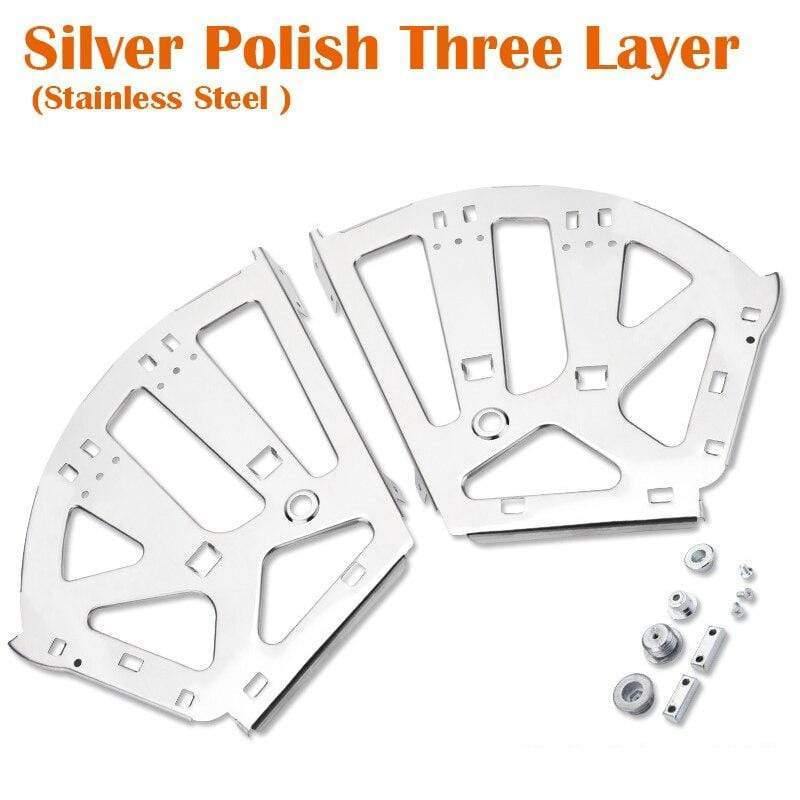 2PCS Möbel Scharniere Schuhe Schublade Schrank Scharnier Regal Metall Zubehör Edelstahl Faltbar Selbstmontage Hardware