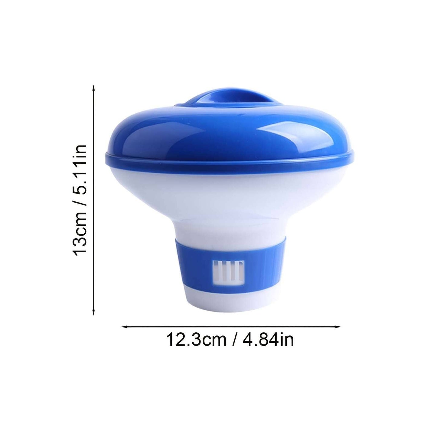 1 Stück, Mini schwimmender Pool- und SPA-Chlor-Dispenser, Premium Float, kompatibel mit Brom und Chlor, für Pools, geeignet für Schwimmbäder, SPA, Whirlpool und PVC-Schwimmbecken Apotheke