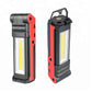 Tragbare LED-Arbeitslampe 400 Lumen COB Taschenlampe, Magnetbasis & Aufhängehaken, USB wiederaufladbar für Auto-Reparaturen, Notfälle