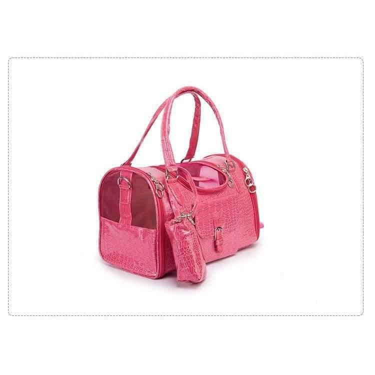 Tragbare Outdoor Haustier Katze Hund Tragetasche mit Geldbörse Pu Leder Reise Kleine Hund Chihuahua Teddy Tragetasche Handtasche