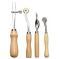 Professional 37-piece Leather Craft Tool Set Hand Sewing Stitch Punch Carving Work for DIY Handmade Leather Accessories